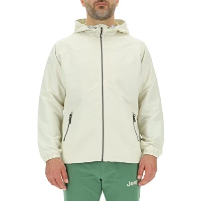 Afbeelding van Jeep J Man Light Hooded Wind Jacket Outline Back Print J23s Herenjas