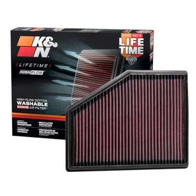 Afbeelding van K&amp;N vervangingsfilter passend voor BMW 5 serie (G30/G31) / 6 GT 7 (G11/G12) X3 (G01) X4 (G02) X5 (G05) X7 (G07) (33 3079)