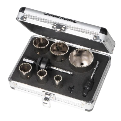 Afbeelding van Silverline 11 delige diamantgatenzaagset 19 57 mm dia.