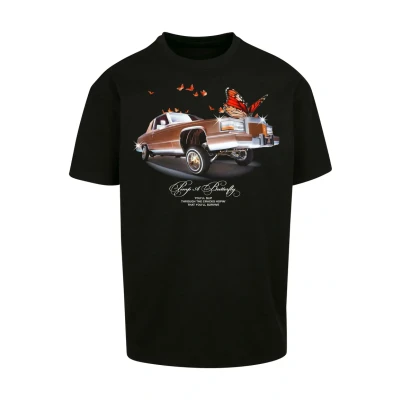 Afbeelding van Upscale by Mister Tee PIMP A Tshirt print, Heren, Maat: Large, Black