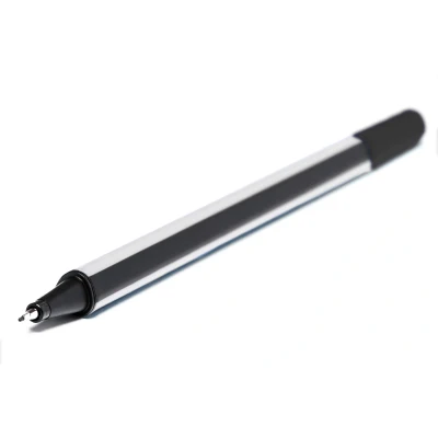 Afbeelding van Q CONNECT fineliner, 0,4 mm, driehoekig, zwart 1 pen