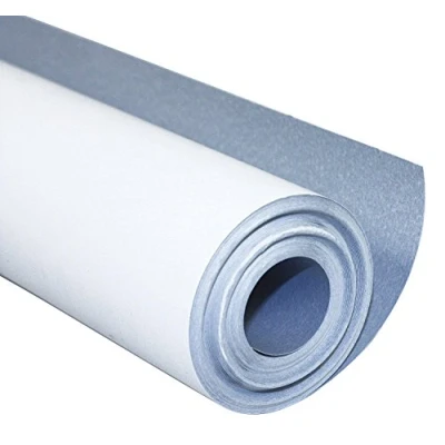 Afbeelding van Clairefontaine Ref 34162C Graffiti papierrol (enkele rol) 50m x 1m formaat rol, 120gsm tekenpapier, blauw aan één zijde Geschikt voor grote kunstprojecten Wit
