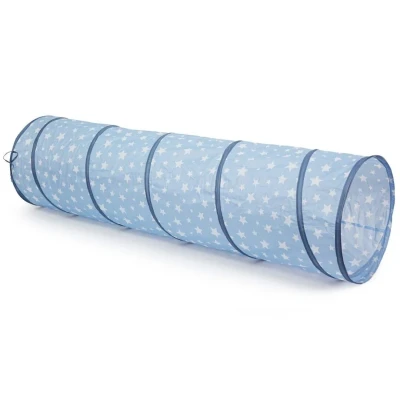 Afbeelding van Kids concept speeltunnel star blauw 180 cm
