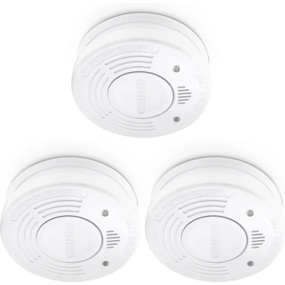 Afbeelding van Alecto SA 110 TRIPLE Rookmelder met 10 jaars sensor en batterij, 3 pack, wit White
