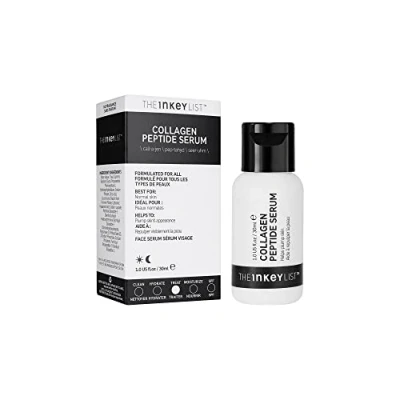 Afbeelding van The INKEY List Collageen Booster om dikke en stevige huid te helpen verminderen fijne lijntjes rimpels 30ml