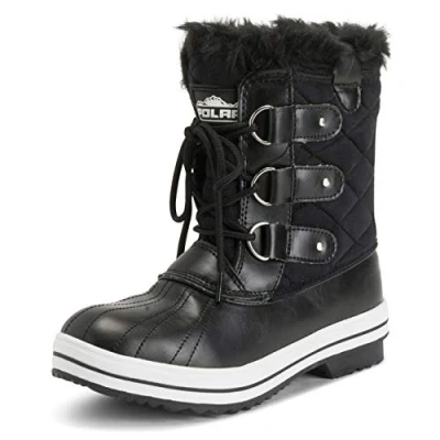 Afbeelding van Dames snowboots gewatteerde korte winter sneeuw regen warme waterdichte laarzen 7 BLS40 YC0016