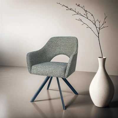 Afbeelding van Livingfurn Eetkamerstoel Helen Groen