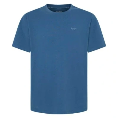 Afbeelding van Pepe Jeans Connor Tshirt basic, Heren, Maat: Small, Sea blue
