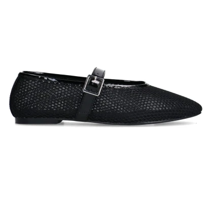Afbeelding van sacha Ballerina&#039;s met enkelbandjes, Dames, Maat: 38, Black Schoenen