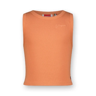Afbeelding van Vingino Basic CROP Top voor kinderen, Maat: 164, Baked brown
