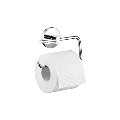 Afbeelding van Hansgrohe e s closetrolhouder zonder klep chroom 40526000