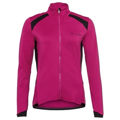 Afbeelding van Vaude Posta LS Tricot Wielershirt, Dames, Maat: 40, Rich pink