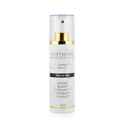 Afbeelding van LUTTMANN® Two in One spray 200 ml 2 fase leave haarbehandeling met provitamine B5 voor extensions, pruiken, haarstukken en alle haarextensions Made Germany