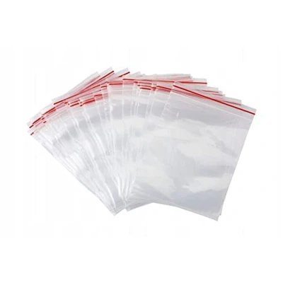 Afbeelding van Emi4U Grip Seal Hersluitbare plastic zakken, 100 stuks, zip lock opbergsluiting, 4 x 6 cm