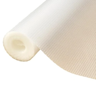 Afbeelding van Lademat, antislip, 40 x 450 cm, ladebekleding, niet klevende EVA kunststof, waterdichte antislipmat voor planken, kasten, laden, koelkasten, thuis, kantoor, vrije snede, transparant