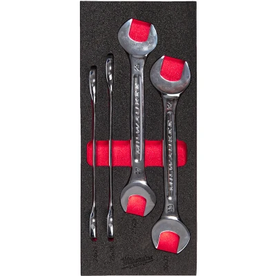 Afbeelding van Milwaukee Foam inlay steeksleutelset 4 delig 4932493630