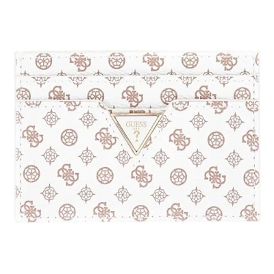Afbeelding van Guess CARD Holder Portemonnee, Dames, Maat: One Size, White