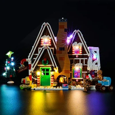 Afbeelding van BRIKSMAX Led verlichtingsset voor Lego Creator Expert peperkoekhuis, compatibel met 10267 bouwstenenmodel exclusief de set