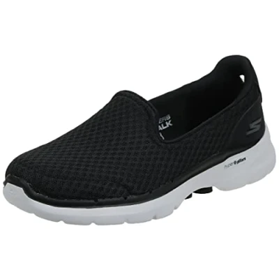 Afbeelding van Skechers Heren Go Walk 6 Motley Sneaker, Zwart, 39.5 EU