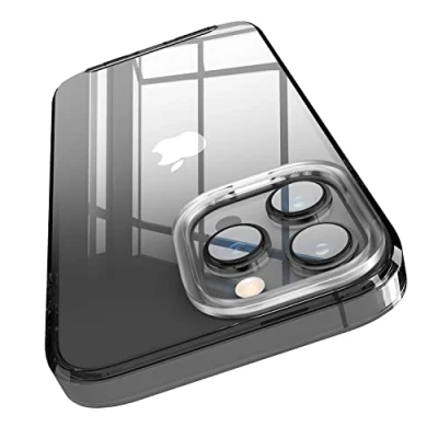 Afbeelding van elago Hybride Transparante Hoesje Compatibel met iPhone 14 Pro Max Case (6.7&quot;), PC + TPU Technologie, Anti Vergeling, Kristalhelder, Schokbestendige, Full Lichaamsbescherming (Zwart)