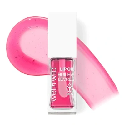 Afbeelding van Wet n Wild Getinte Lippolie, Voedende &amp; Niet Kleverige Roze Lipgloss Aangedreven door 7 Natuurlijke Oliën, Lichtgewicht Formule voor Spiegelachtige Glanseffect, Kleur Sweet Cherries