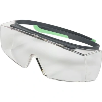 Afbeelding van uvex super OTG planet 9169295 Veiligheidsbril Incl. UV bescherming Grijs, Groen EN 166:2001