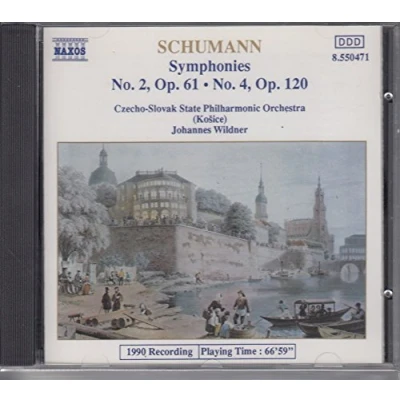 Afbeelding van Czecho Slovak State Philharmonic Orchestra Schumann: Symphonies No.2 &amp; No.4 (CD)