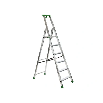Afbeelding van Galico industriële trapladder quadra, 6 treden ladder
