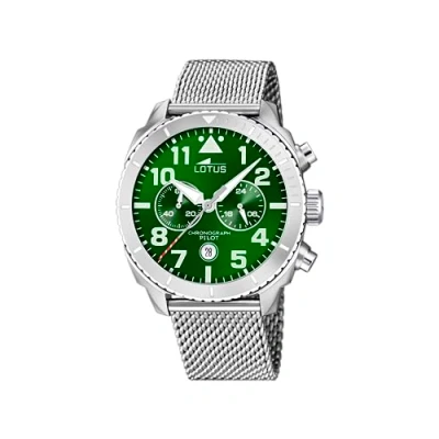 Afbeelding van Lotus analoog kwartshorloge voor heren met roestvrij stalen armband 18704/2