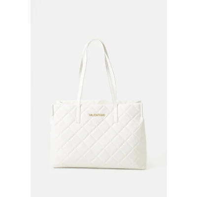 Afbeelding van VALENTINO Shopper Schoudertas met laptopvak Ocarina Shopping Bag Bianco Wit