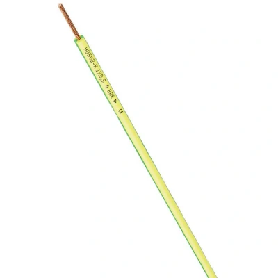Afbeelding van Lapp Montagedraad H05V2 K 90 0,5mm² Groen/geel Per 100 mtr.