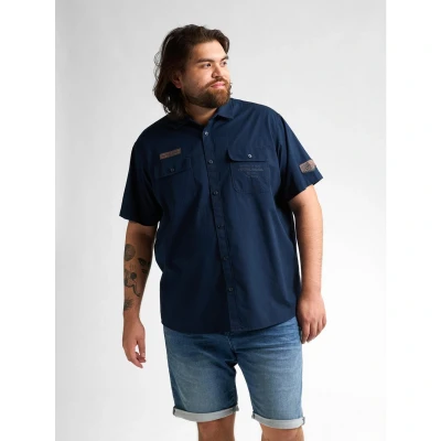 Afbeelding van Petrol Industries Overhemd, Heren, Maat: 4XL, Navy blue