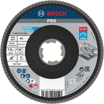 Afbeelding van Bosch Accessories 2608619203 Lamellenschuurschijf Boordiameter 22.23 mm 1 stuk(s)