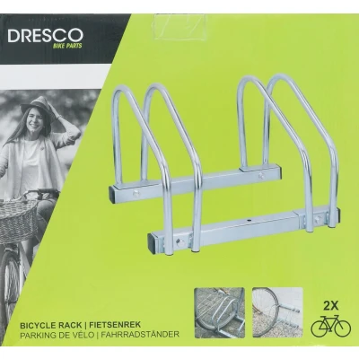 Afbeelding van Dresco Fietsenrek 2 Fietsen Vloer en Muurbevestiging