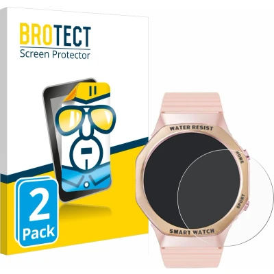 Afbeelding van BROTECT Schermbeschermer helder, Smartwatch beschermfolie, Transparant