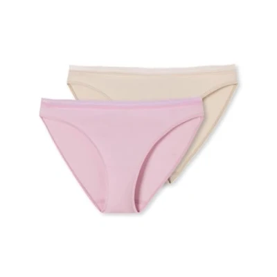 Afbeelding van Schiesser 2PACK RIO Slip, Dames, Maat: 36, Sand rosa