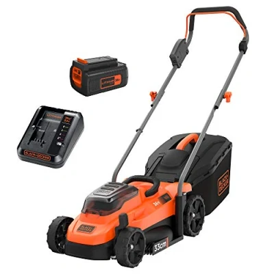 Afbeelding van BLACK &amp; DECKER Accu grasmaaier 33cm LITHIUM 36V 2,5Ah 1 batterij oplader mulchklep BCMW3336L1 QW