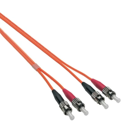 Afbeelding van 2 m Glasvezel Kabel ST OM1