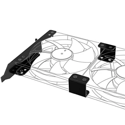 Afbeelding van Akasa AK MX304 12BK computerbehuizing onderdelen Rack Fan holder
