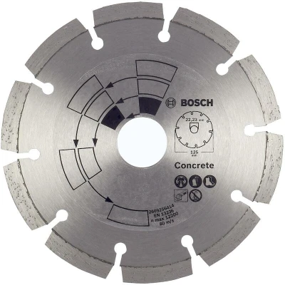 Afbeelding van Bosch Accessories 2609256414 Diamanten doorslijpschijf Diameter 125 mm 1 stuk(s)