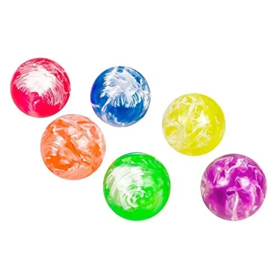 Afbeelding van Boland 6 Stuiterballen Marmer Pinata vulling Uitdeelcadeautjes Verjaardag