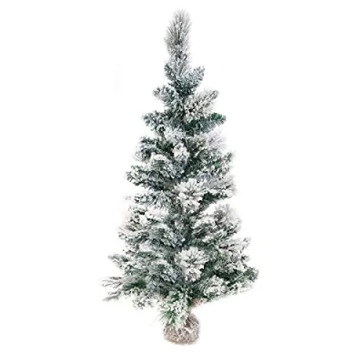 Afbeelding van STI kerstboom sneeuwvanger Noord 90 cm klein zeer mooi realistisch
