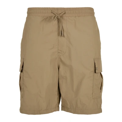 Afbeelding van Urban Classics Nylon Cargo Shorts Shorts, Heren, Maat: Large, Khaki