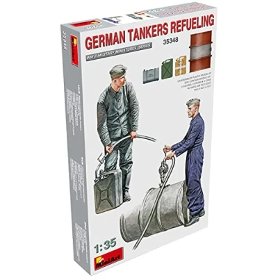 Afbeelding van 1:35 MiniArt 35348 German Tankers Refueling Plastic Modelbouwpakket