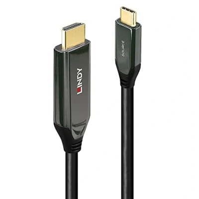 Afbeelding van Lindy 43367 video kabel adapter 1 m USB Type C HDMI A (Standaard) Zwart