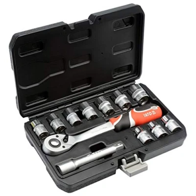 Afbeelding van YATO Ratel dopsleutel set 12 delig YT 38671