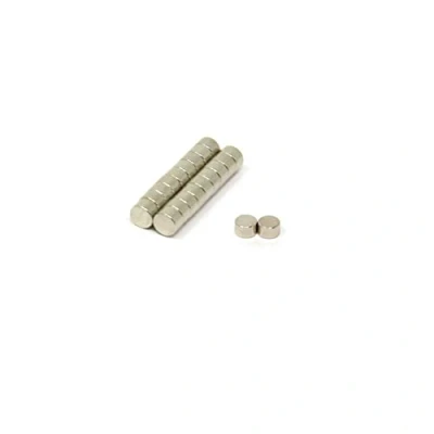 Afbeelding van First4magnets 5 mm diameter x 3 dikke N42 neodymium magneten 0,76 kg trekken (verpakking met 25), metaal, zilver, 25 10 cm, eenheden