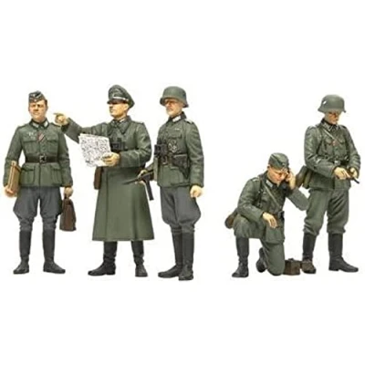 Afbeelding van Tamiya 300035298 1:35 WWII figuurenset Duitse bovenbevelders (5)