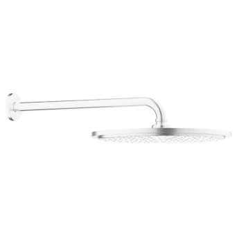 Afbeelding van Grohe Rainshower Cosmopolitan hoofddoucheset 310 mm met douchearm Supersteel