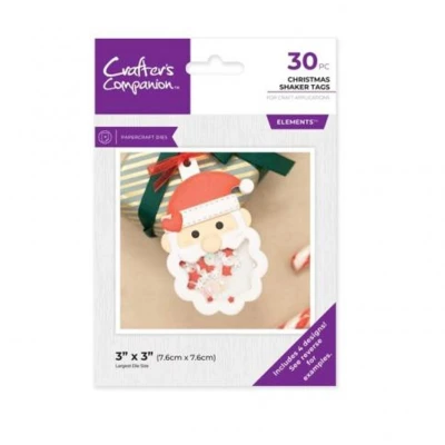 Afbeelding van CC Elements Snijmal Christmas Shaker Tags